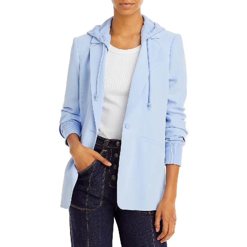 Cinq a Sept Womens Khloe Drawstring Business One-Button Blazer Women's High-End Blazer