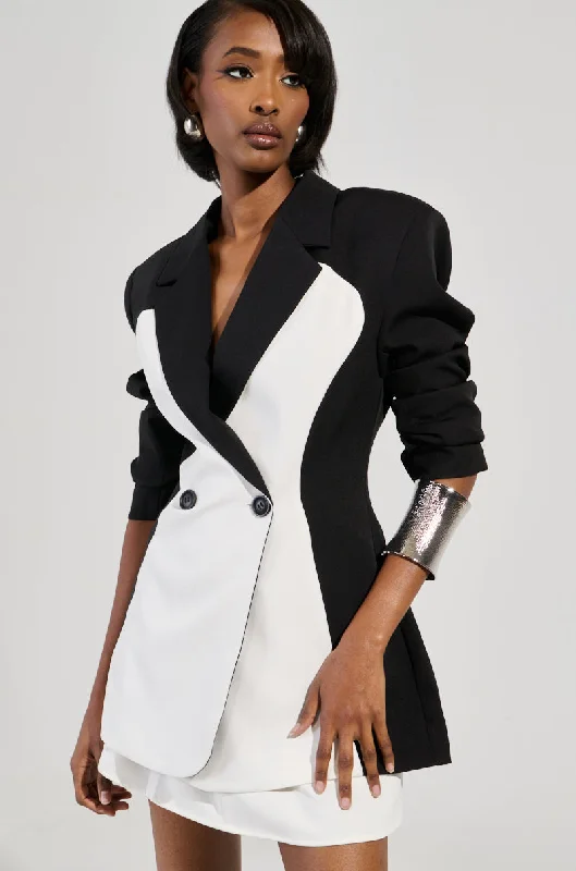 COME THIS WAY COLORBLOCK BLAZER Women's High-End Blazer