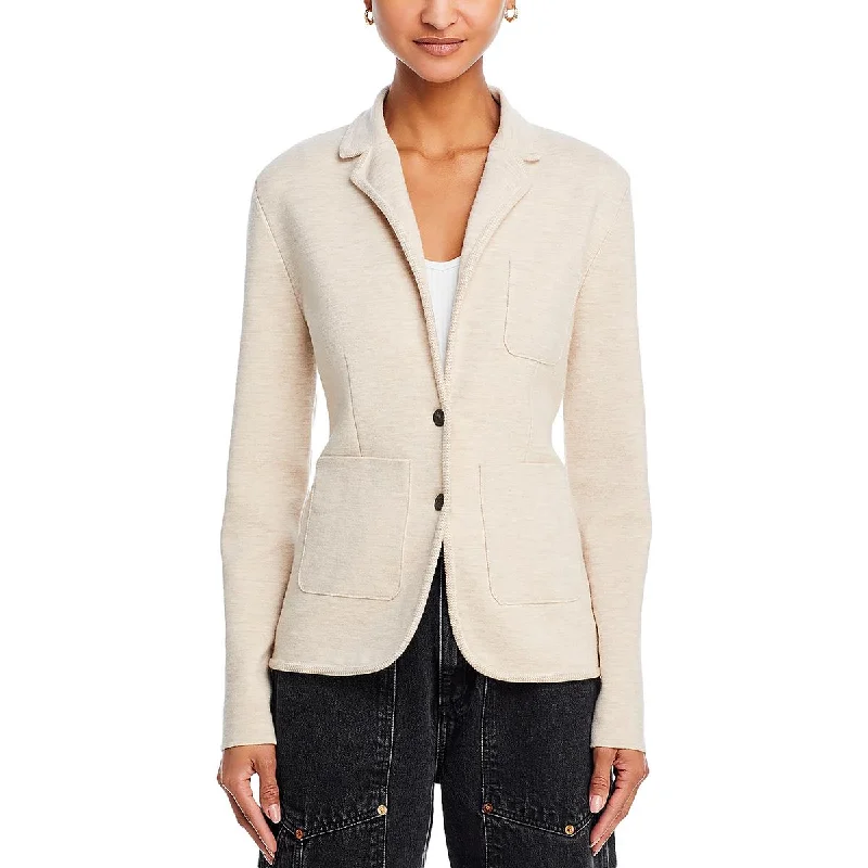 Rag & Bone Womens Abigail Slub Office Two-Button Blazer Women's Trendy Jacket