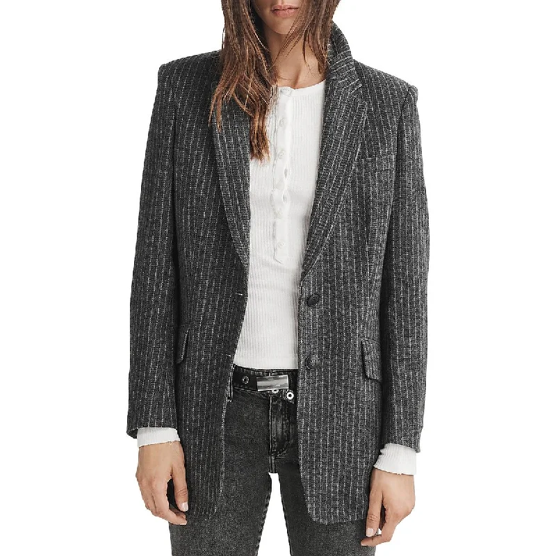 Rag & Bone Womens Charles Suit Separate Business One-Button Blazer Women's Handmade Blazer