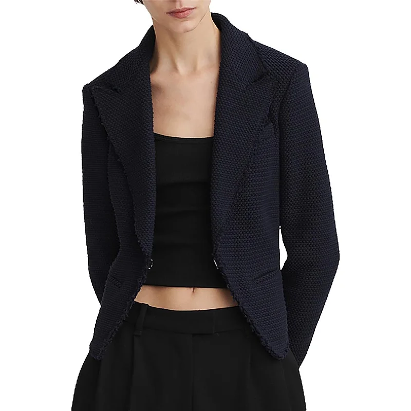 Rag & Bone Womens Elle Tweed Business Open-Front Blazer Women's Vintage Suit