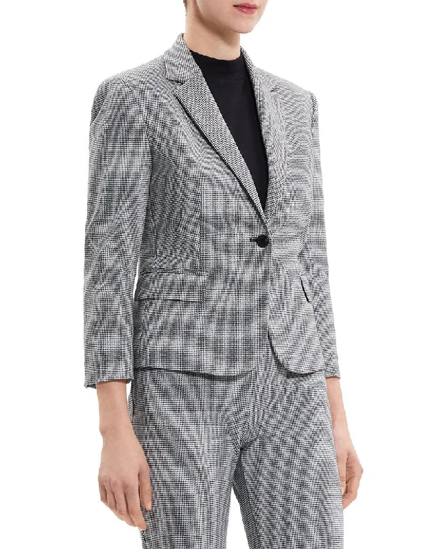 Theory Shrunken Blazer Women's Vintage Suit