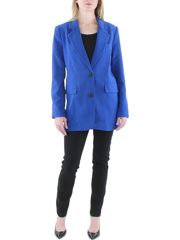 Womens Notch Lapel Career Two-Button Blazer Women's Custom Jacket