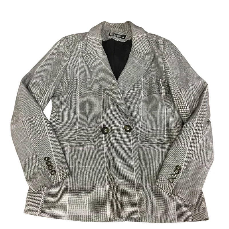 Blazer By New York And Co In Grey, Size: 8 Women's Professional Jacket