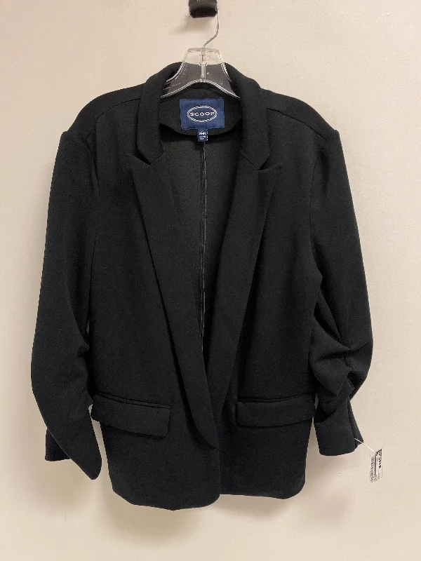 Blazer By Scoop In Black, Size: Xl Women's Boutique Suit