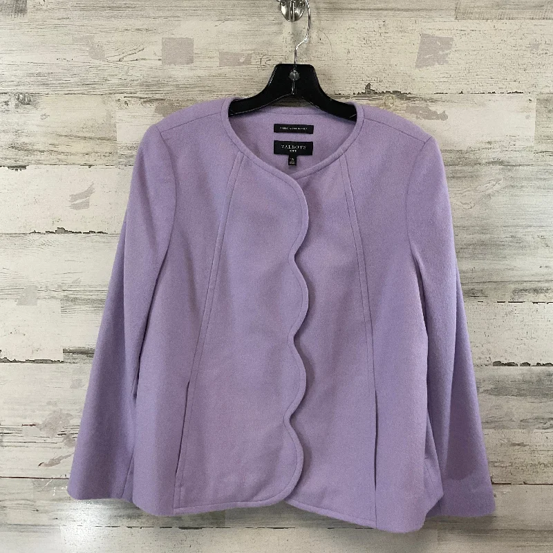 Blazer By Talbots In Purple, Size: 12p Women's Custom Jacket