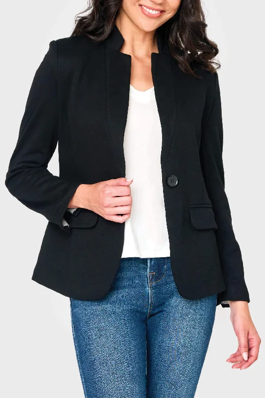 Notch Collar Blazer Women's Formal Blazer