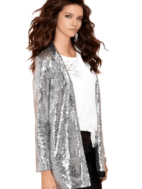 Women's Elegant Sequin Blazers Women's Professional Jacket