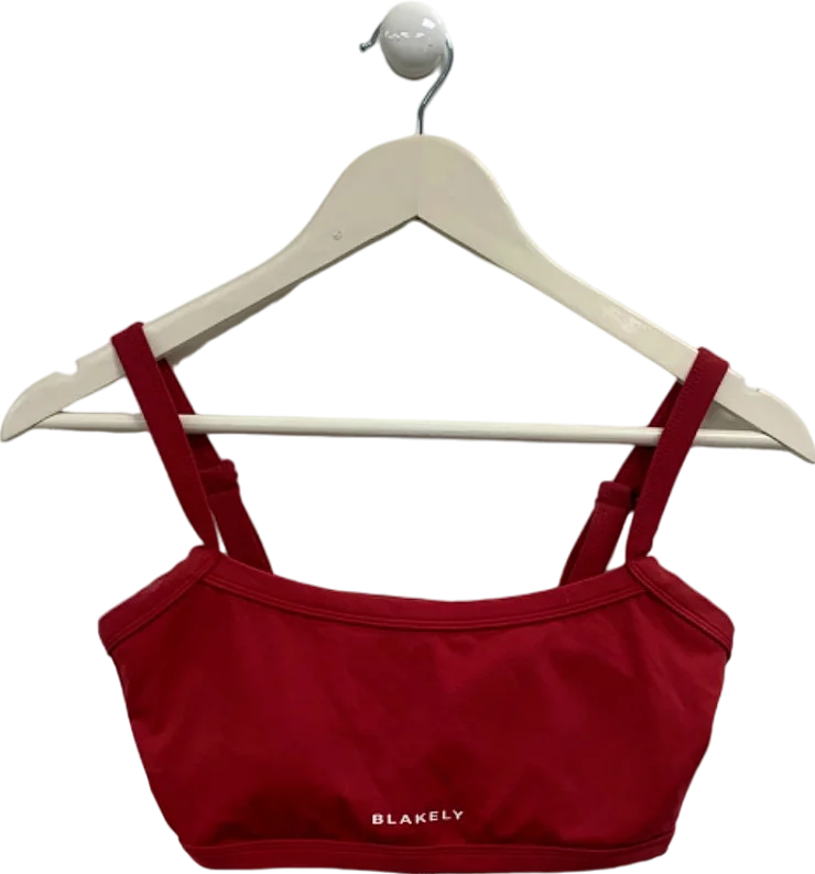 Blakely Red Crop Top UK S Elegant Classic Vintage
