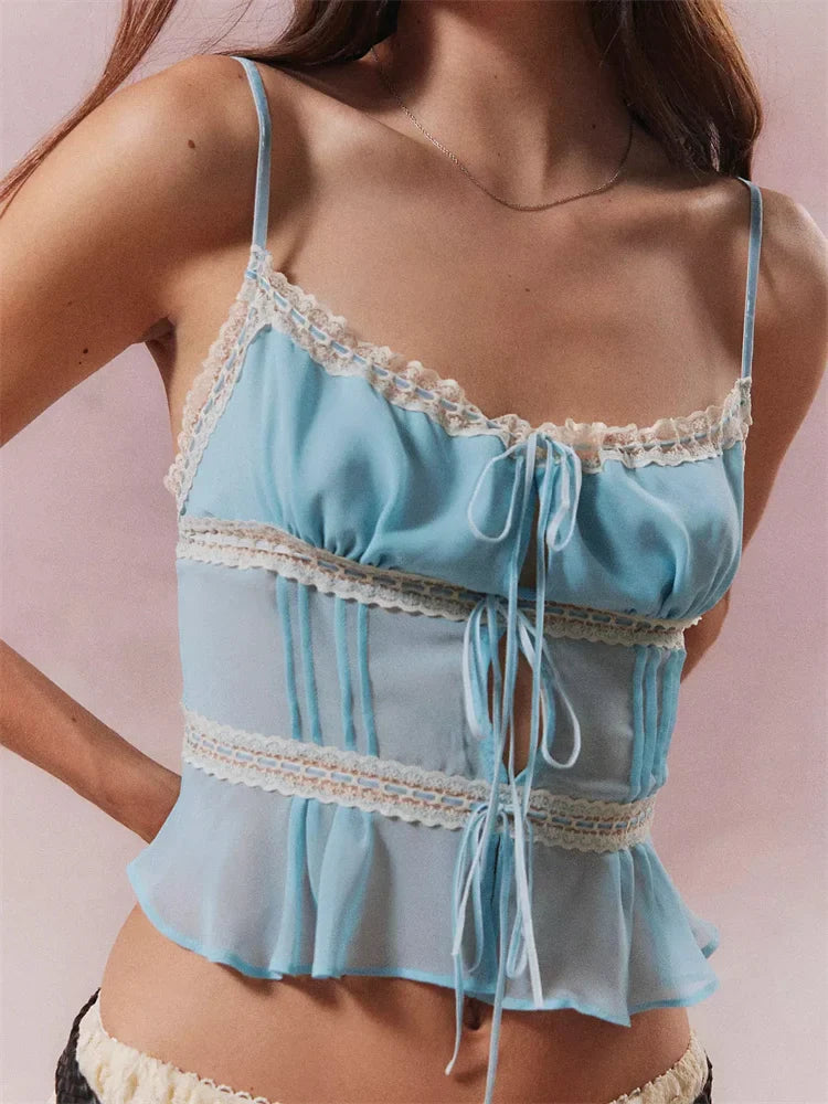 Vintage Women Mesh Sheer Camis Tops Lace Trim Adjustable Strap See Through V Neck Tank Crop Tops for Summer Mini Vest Hooded Caped Shawl Collar Vintage Women Mesh Sheer Camis Tops Lace Trim Adjustable Strap See Through V Neck Tank Crop Tops for Summer Mini Vest Hooded Caped Shawl Collar