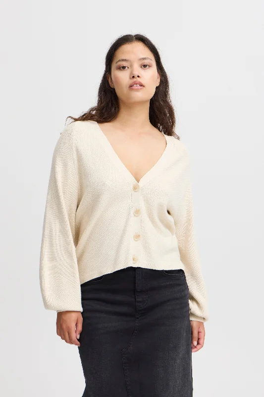 Ichi Boston Cardigan Asymmetrical,ymmetric Pencil Cardigan