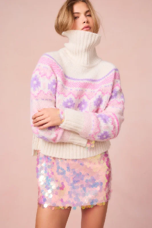 Isana Alpaca Turtleneck Pullover Oversized Cozy Pullover