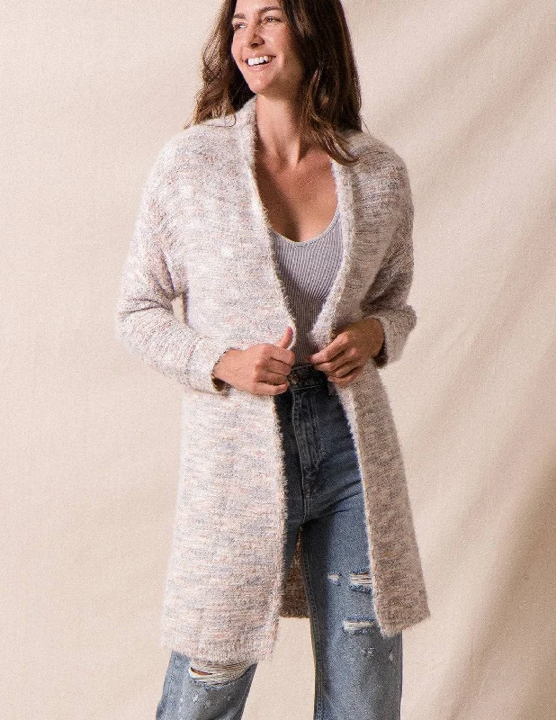 Laina Cardigan Wrap - M/L Only Fleece Fabric Down Fabric Feather Fabric