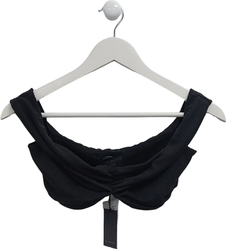 Michael Costello Black X Revolve Anisa Crop Top UK S Plaid Crop Top Polka Dot Checkered Michael Costello Black X Revolve Anisa Crop Top UK S Plaid Crop Top Polka Dot Checkered