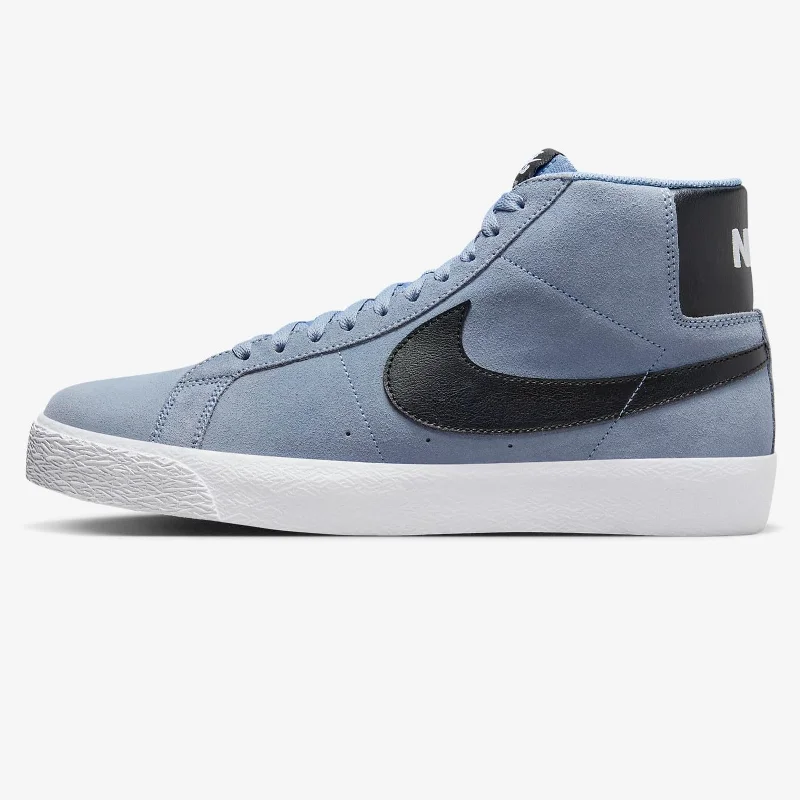 Nike SB Zoom Blazer Mid -  Ashen Slate/White/Ashen Slate/Black Cotton Blend Blazer