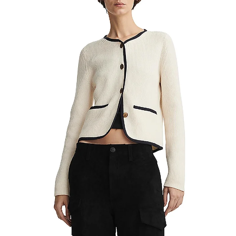 Rag & Bone Womens Nancy Wool Button-Down Cardigan Sweater Lightweight Heavyweight Midweight