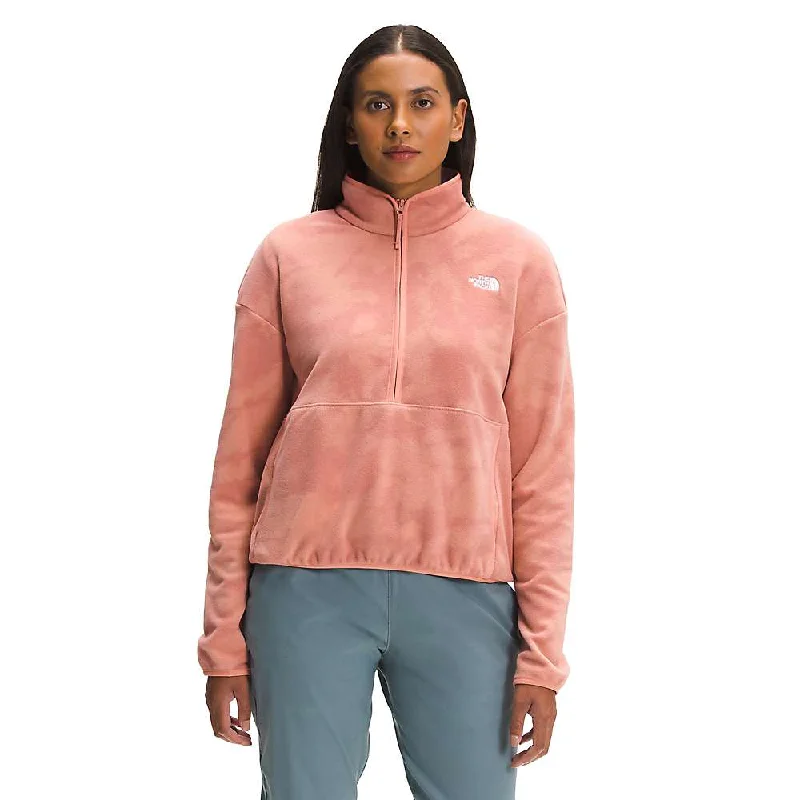 The North Face Womens Printed Tka Glacier Crop Top Silk Blend Satin Velvet