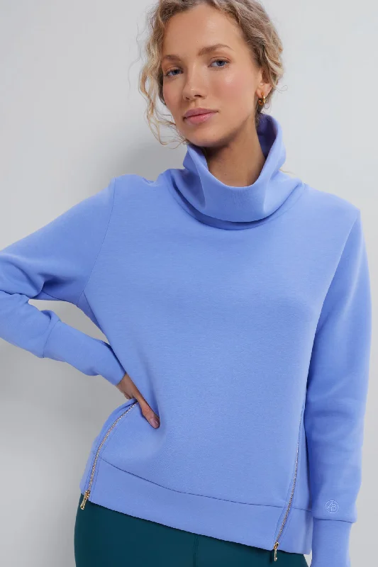 Violet Everyday Pullover Zipper Front Cardigan
