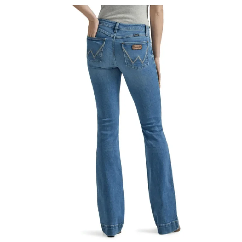112346617 Wrangler Women's Retro Mae Mid Rise Trouser Jean - Eva Trousers Capri Summer 112346617 Wrangler Women's Retro Mae Mid Rise Trouser Jean - Eva Trousers Capri Summer