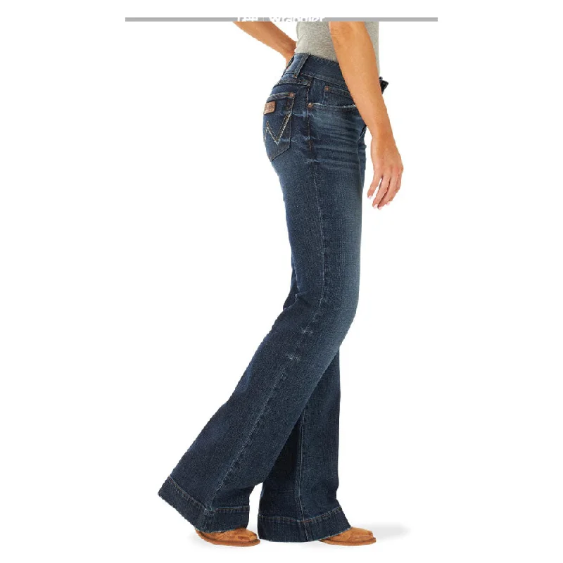 2317172 Wrangler Women's Retro Mae Trouser Jean Mid Rise - Shelby Trousers Vintage Classic 2317172 Wrangler Women's Retro Mae Trouser Jean Mid Rise - Shelby Trousers Vintage Classic