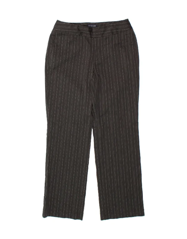 DOCKERS Womens Straight Chino Trousers US 8 Medium W30 L30 Black Striped Trousers Bridal Satin DOCKERS Womens Straight Chino Trousers US 8 Medium W30 L30 Black Striped Trousers Bridal Satin