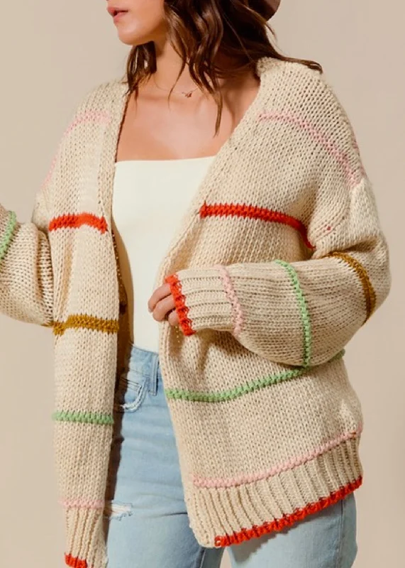 Landry Cardigan Handmade Hand-knitted Hand-woven