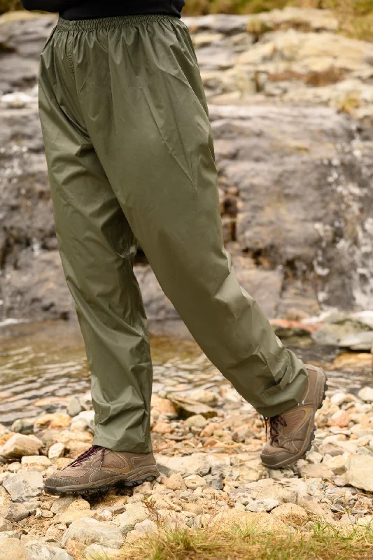 Mac in a Sac Adults Waterproof Breathable Windproof Packable Overtrousers-KHAKI Trousers luxurious premium Mac in a Sac Adults Waterproof Breathable Windproof Packable Overtrousers-KHAKI Trousers luxurious premium