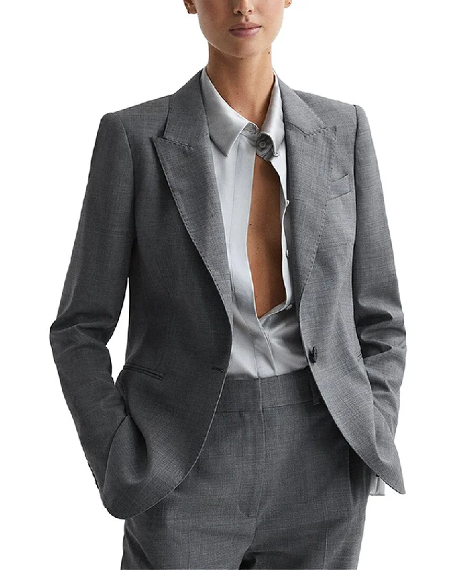 Reiss Layton Wool-Blend Blazer Women's High-End Blazer