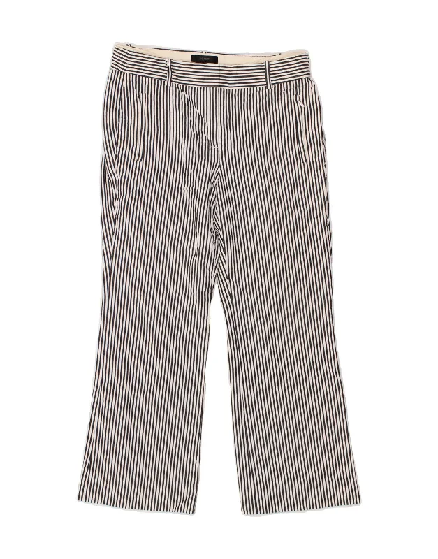 J. CREW Womens Teddie Chino Trousers US 0 XS W24 L25 Black Pinstripe Trousers Silk Elegant J. CREW Womens Teddie Chino Trousers US 0 XS W24 L25 Black Pinstripe Trousers Silk Elegant