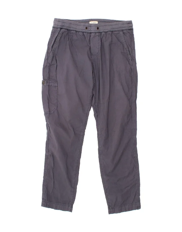 L.L.BEAN Womens Slim Cargo Trousers Small W27 L28 Navy Blue Cotton Trousers Business Professional L.L.BEAN Womens Slim Cargo Trousers Small W27 L28 Navy Blue Cotton Trousers Business Professional