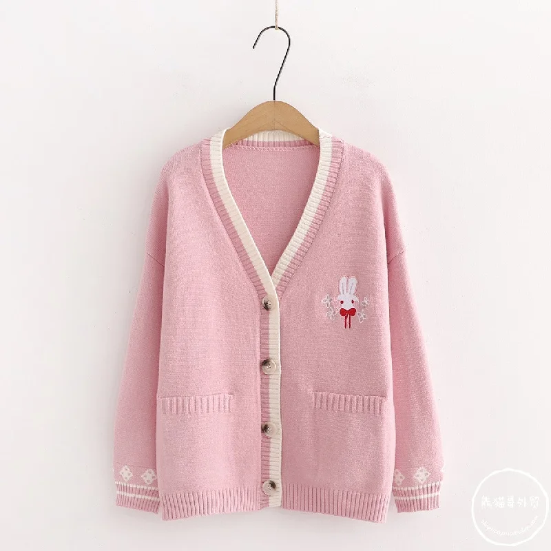Cute v-neck cardigan sweater  039 Silk Blend Satin Velvet