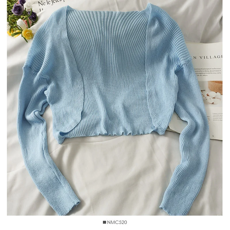 Korean small shawl women's cardigan vertical stripe top 1768 Wool Fabric Cashmere Fabric Tweed Fabric Korean small shawl women's cardigan vertical stripe top 1768 Wool Fabric Cashmere Fabric Tweed Fabric