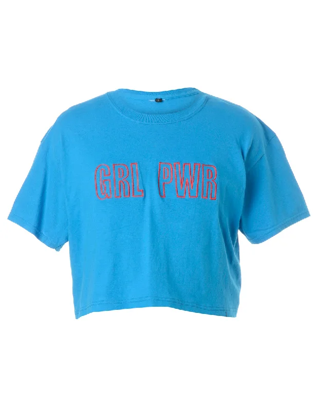 Label GRL PWR Crop Top Wool Fabric Cashmere Fabric Tweed Fabric