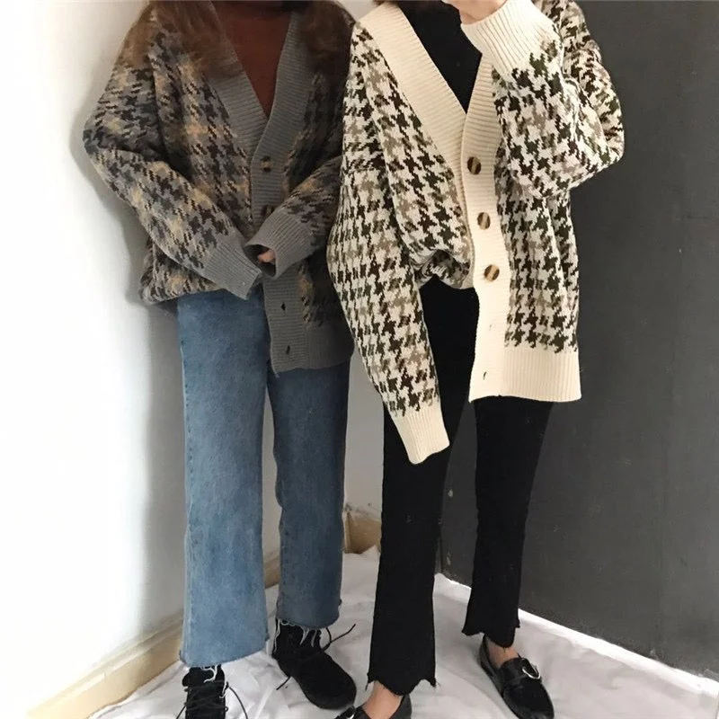 New style, blue sky and white cloud sweater, student loose cardigan 1423 Striped Floral Plaid New style, blue sky and white cloud sweater, student loose cardigan 1423 Striped Floral Plaid