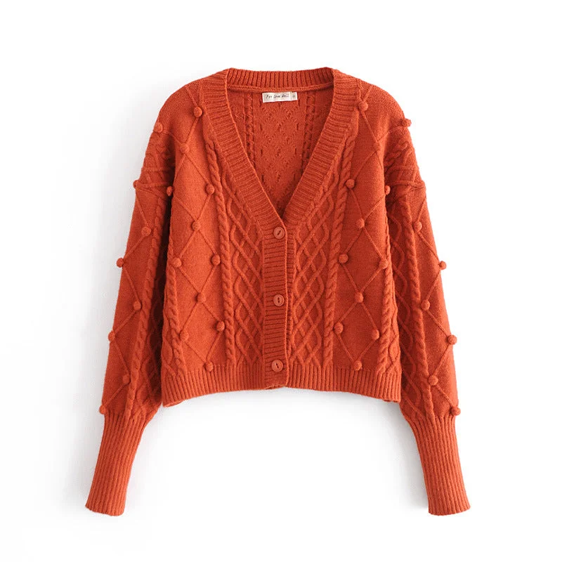 The new fashion style of spring v-neck short board cardigan sweater 1348 Crew Neck V-Neck Turtle Neck The new fashion style of spring v-neck short board cardigan sweater 1348 Crew Neck V-Neck Turtle Neck