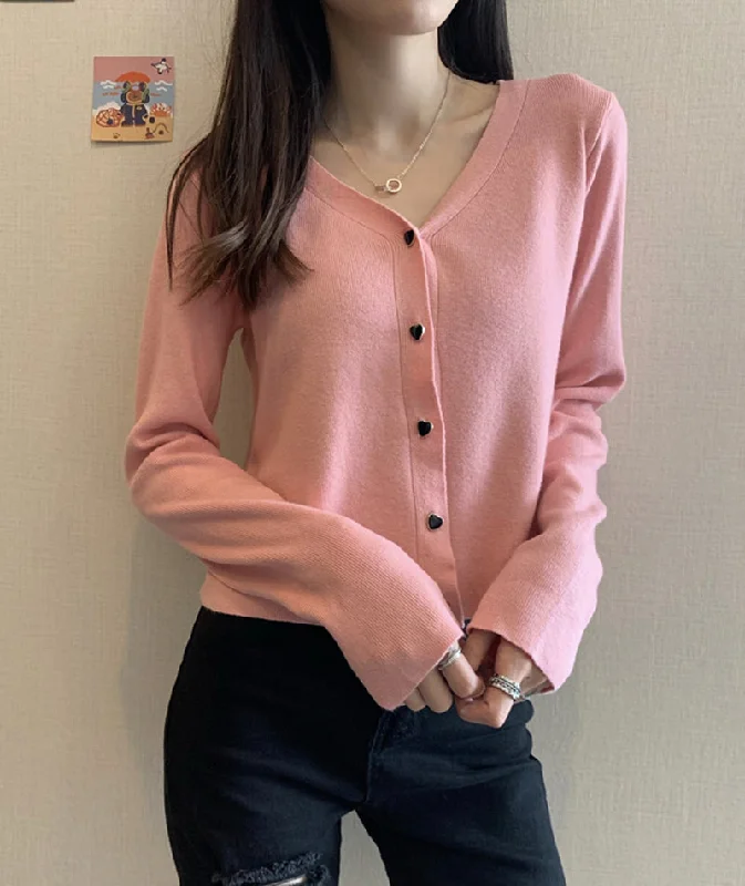 Thin v-neck sweater knitted cardigan sweater  149 Machine Wash Dry Clean Hand Wash