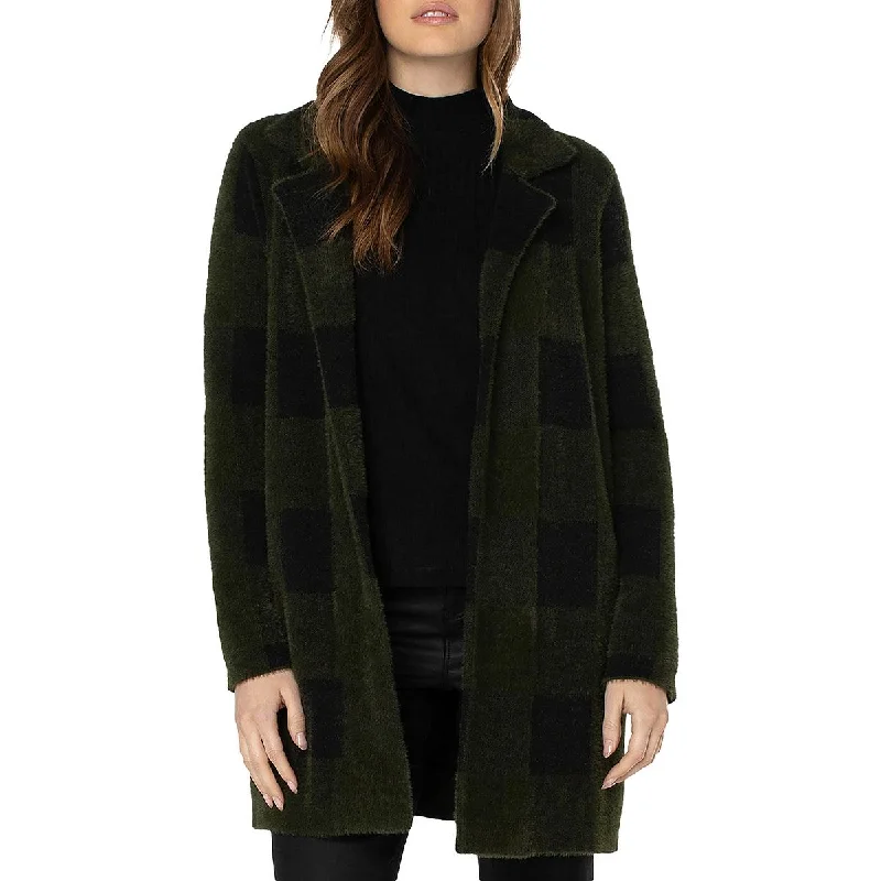 Womens Printed Open Front Cardigan Sweater Stylish Fashionable Trendy
