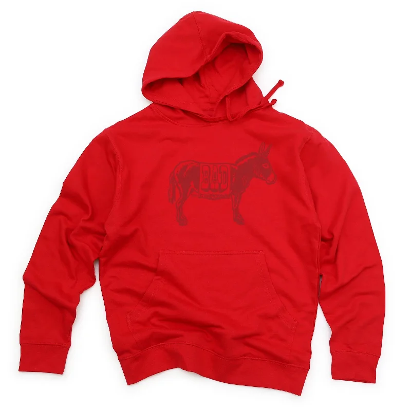Bad Ass Midweight Pullover Hoodie Elbow Length Sleeve