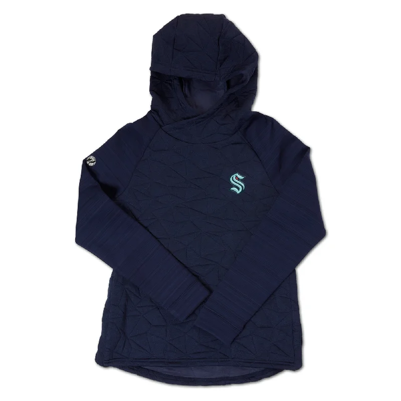 Seattle Kraken Ladies Bailey Pullover One Shoulder Top