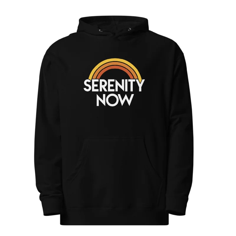 Serenity Now Midweight Pullover Hoodie Honey Neck Pullover